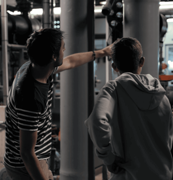 Visite des coulisses