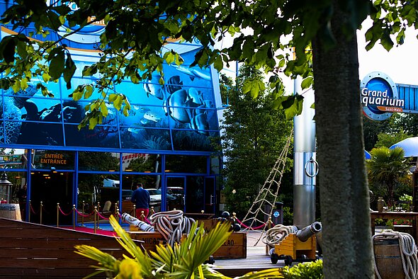 Visite de l'aquarium de Saint Malo avec un bébé